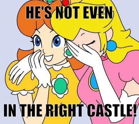 What Princess Daisy and Peach really think when Mario goes to the wrong castle