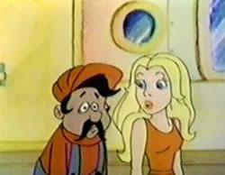 Mario and Pauline in Donkey Kong Jr cartoon