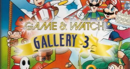Game and Watch Gallery 3 logo from the box cover art