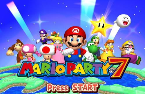 Mario Party 7 title screen