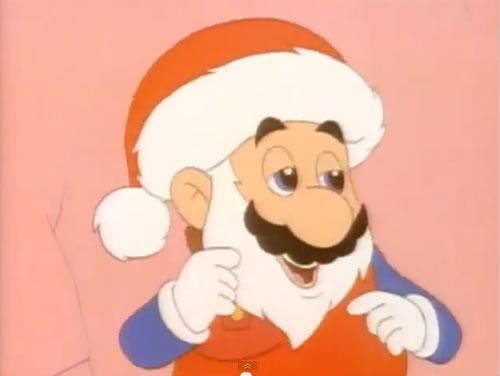 Mario as Santa Claus