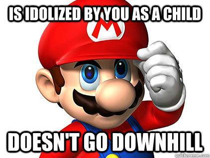 Good Guy Mario - doesn't go downhill