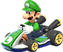 Luigi in Mario Kart 8