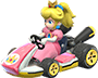 Princess Peach in Mario Kart 8