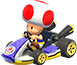Toad in Mario Kart 8