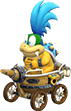Larry Koopa as a driver in Mario Kart 8