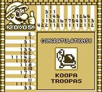 A Koopa Troopa in Mario's Picross