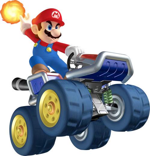 Mario preparing to use a Fireball