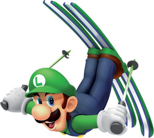 Luigi Skiing