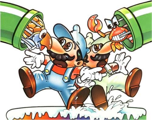 An artwork from the Atari Version of Mario Bros 500px