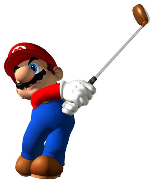 Mario Playing Golf