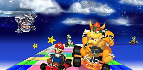 Mario and Bowsers rivalry isn't even paused for the treachery of rainbow road