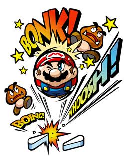 Mario And Two Goombas