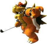 Bowser Playing Golf