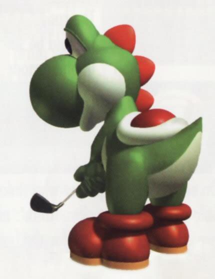 Yoshi Preparing For Shot