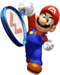 Mario Playing Tennis