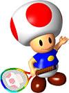 Toad Playing Tennis