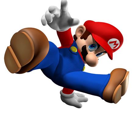 Mario breakdancing