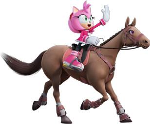 Amy Rose Riding Horse