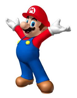 Mario With Hands Raised