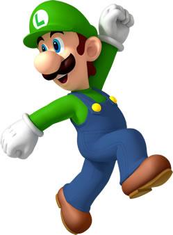 Satisfied Luigi Walking