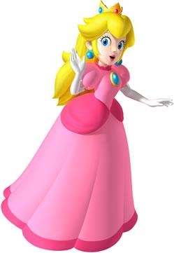 Princess Peach Waving