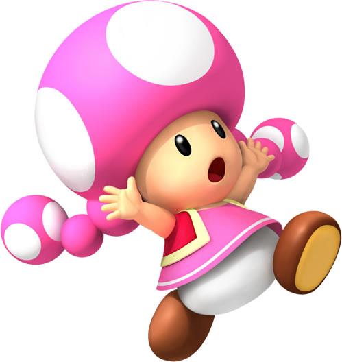 Scared Toadette Running From Something