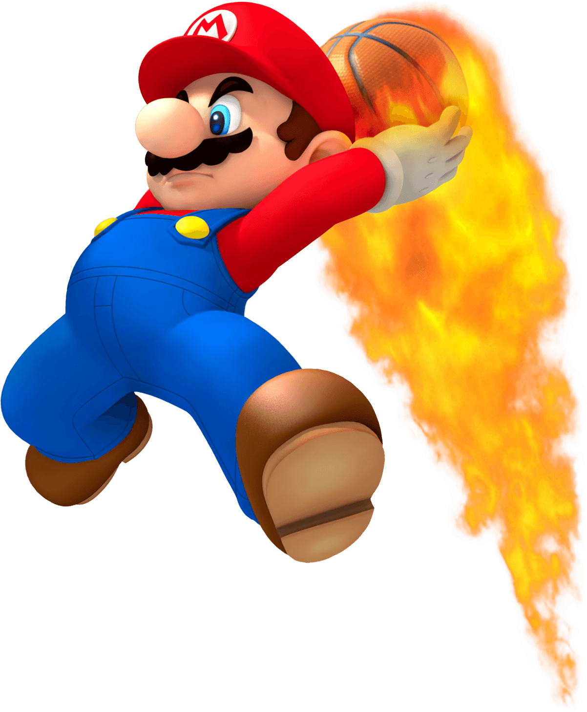 Mario Sports Mix (Wii) Artwork including Balls & Equipment + Characters