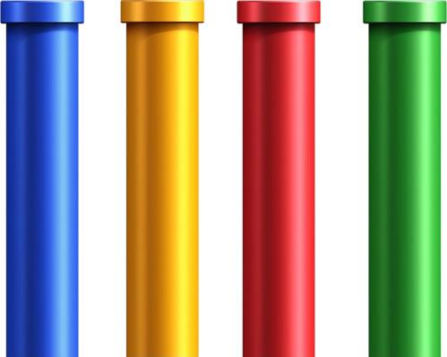 4 Color Warp Pipes