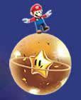 Mario balancing on a Star Ball