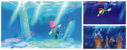 Mario underwater