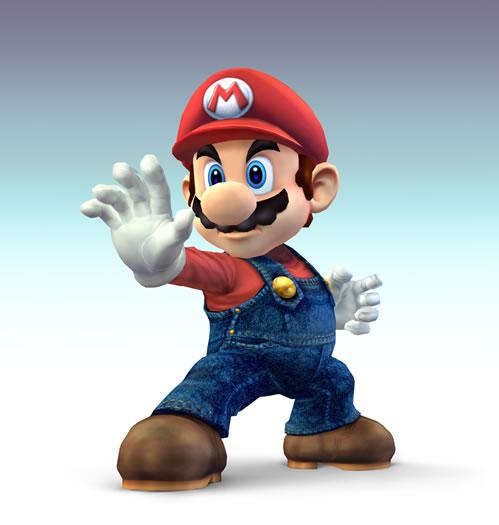 Mario In Fight Position