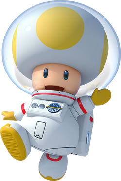 Yellow Space Toad