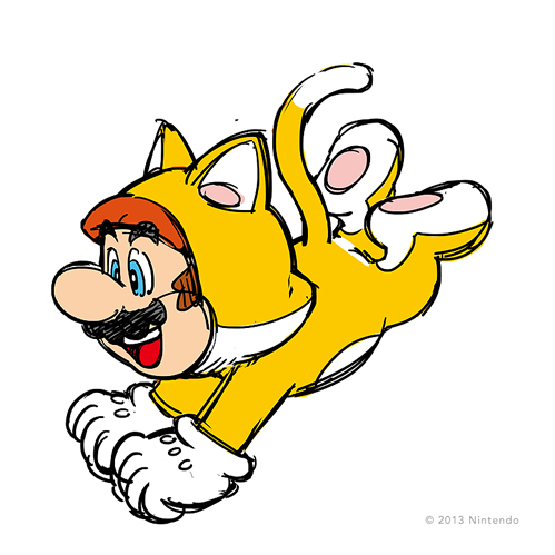 Cat Mario Jumping