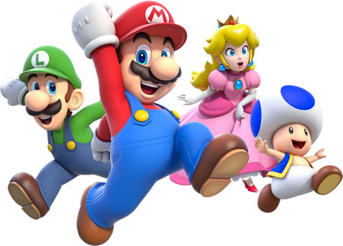 The four main playable characters