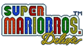 Small Super Mario Bros Deluxe logo