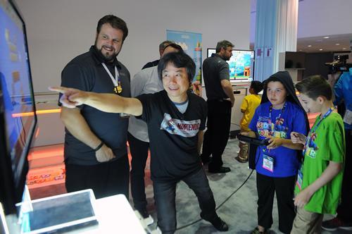 Nintendo Kids Corner event photo 3 with Shigeru Miyamoto