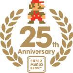 The Super Mario 25th Anniversary Logo associated with the game