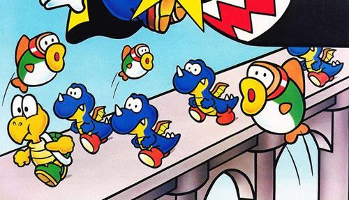 A load of enemies including Blurps, Rex's and a Koopa Troopa