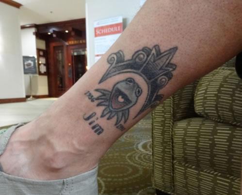 A tribute tattoo to Jim Henson