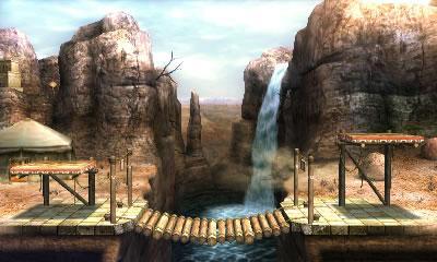 Gerudo Valley stage from Super Smash Bros 3DS