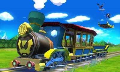 A Zelda Spirit Tracks stage from Smash Bros 3DS
