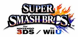 Super Smash Bros title screen for the 3DS / WIIU