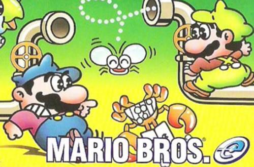 Artwork from the e-Reader version of Mario Bros.
