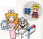 Dr. Mario and Nurse Toadstool from the NES/Game Boy manual