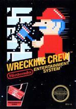 Wrecking Crew on the NES box cover