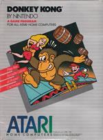 Donkey Kong on the Atari 800 box cover