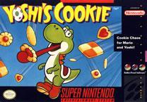 Yoshi's Cookie SNES box cover
