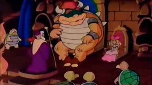 The wedding ceremony of Princess Peach and Bowser