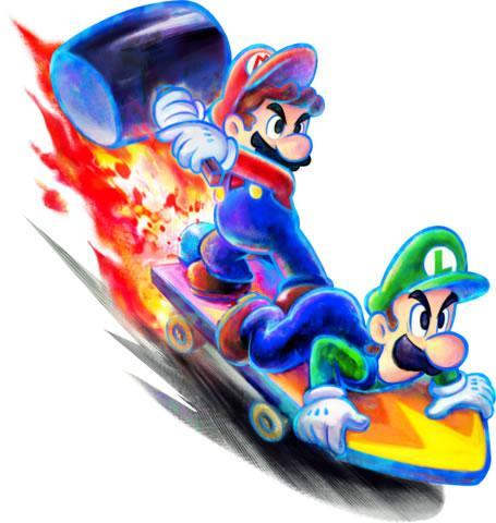 Mario & Luigi performing a Bros attack